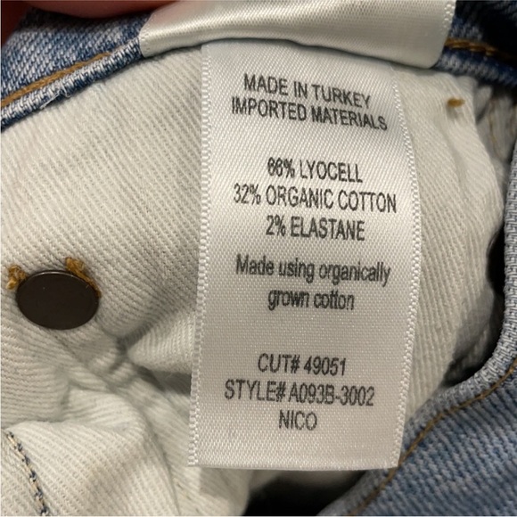 AGOLDE NICO HIGH RISE SKINNY JEANS sz 27 - Picture 4 of 10